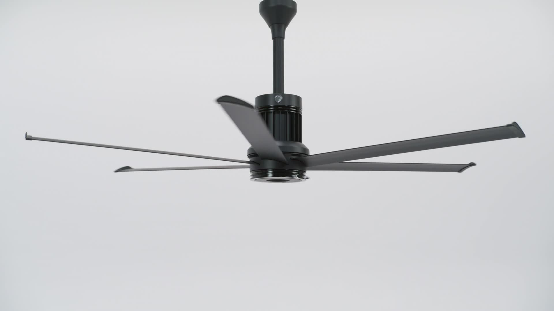 highlight video i6 Ceiling Fan black colorway